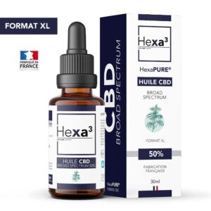 Aceite de amplio espectro CBD 50%, Hexa