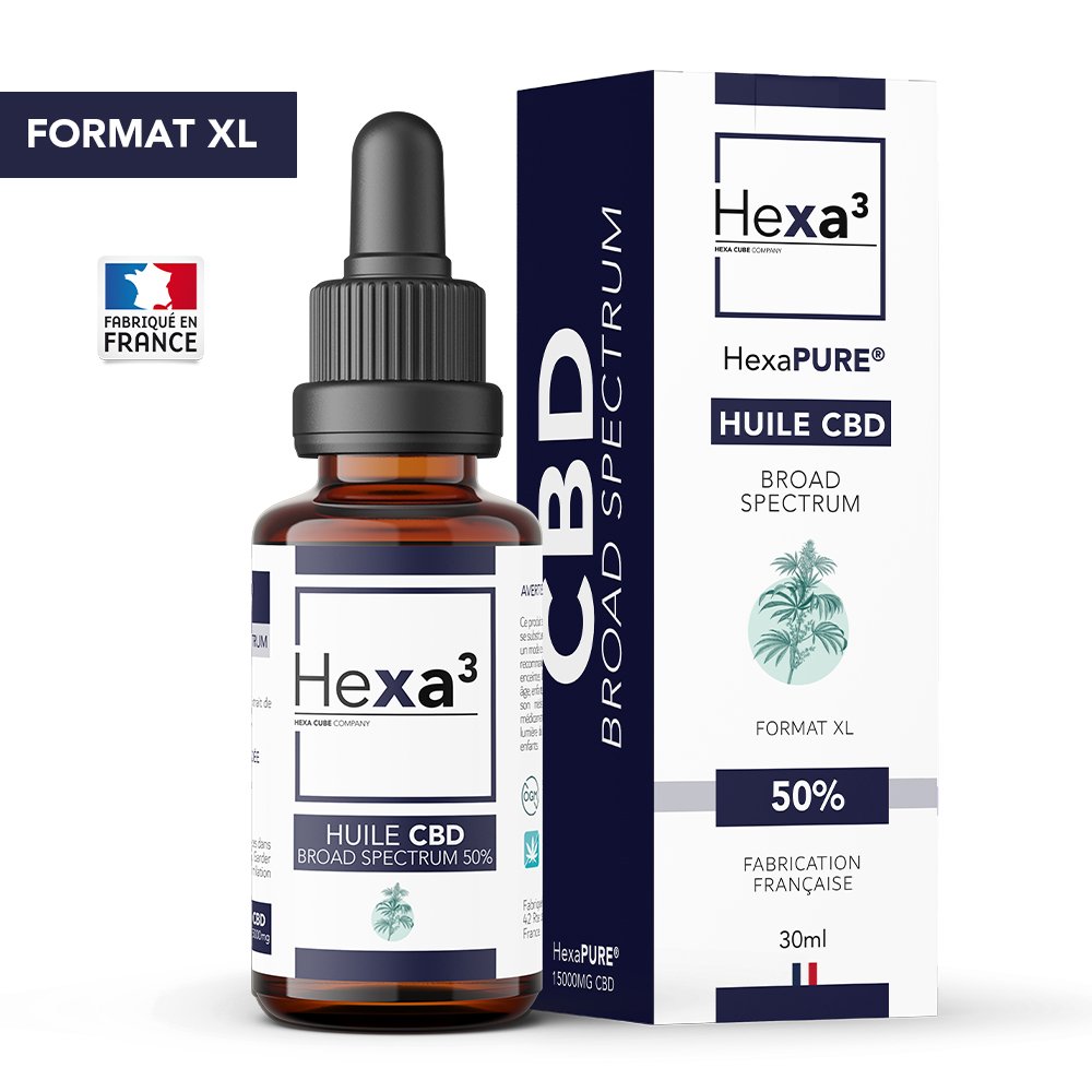 Aceite cbd 50% amplio espectro, hexa